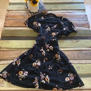 A&F Floral Button Down Dress